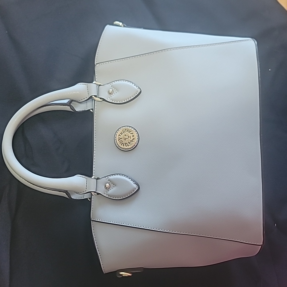 Elegant Gray Handbag